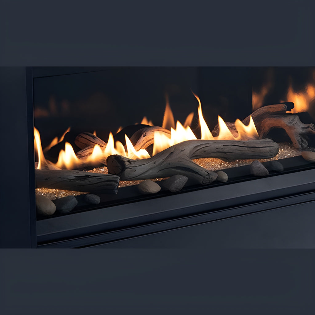 Superior Fireplaces 45" Contemporary Linear Direct Vent Fireplace Wih Blower [DRL3545TEN/P] (SAK49194)