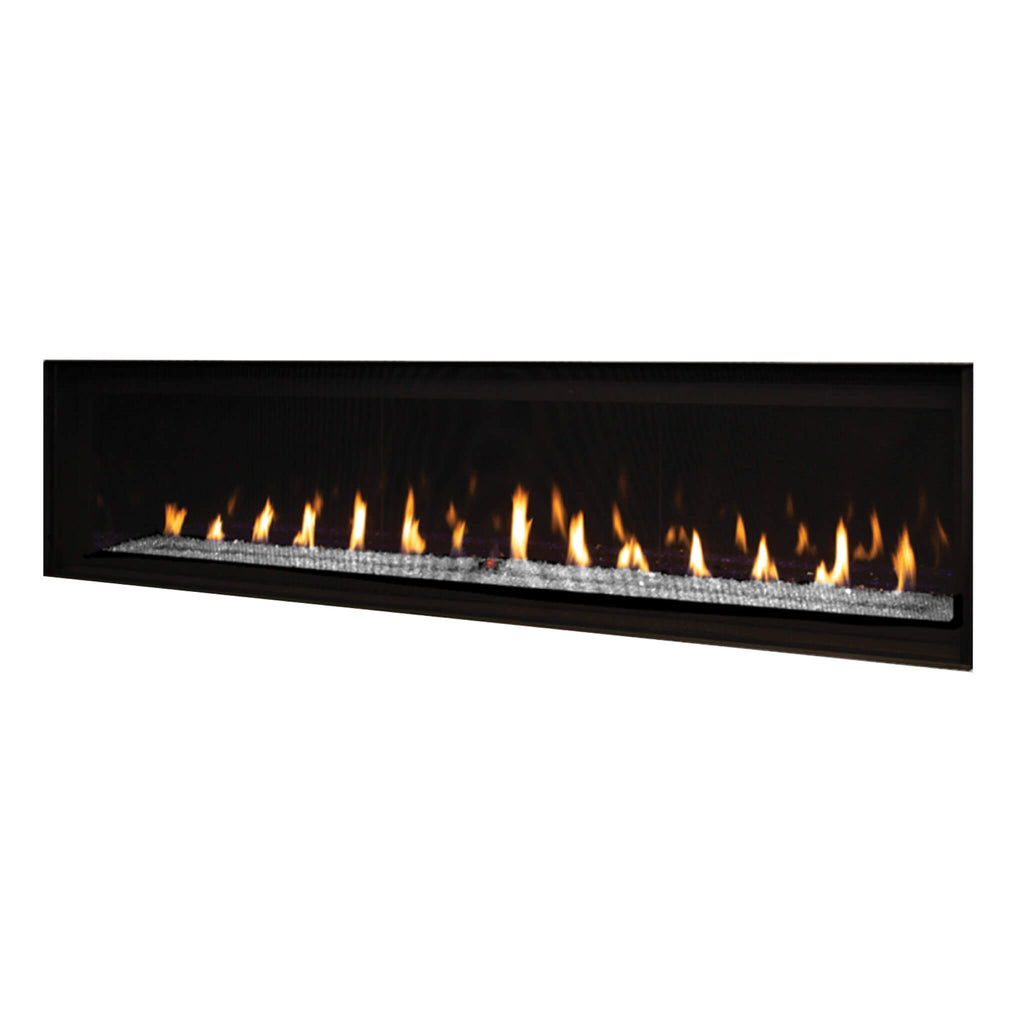 Superior Fireplaces 84-Inch Linear Direct Vent Electric Ignition Natural Gas Fireplace With Screen Barrier [DRL6084TEN] (SAK15198)