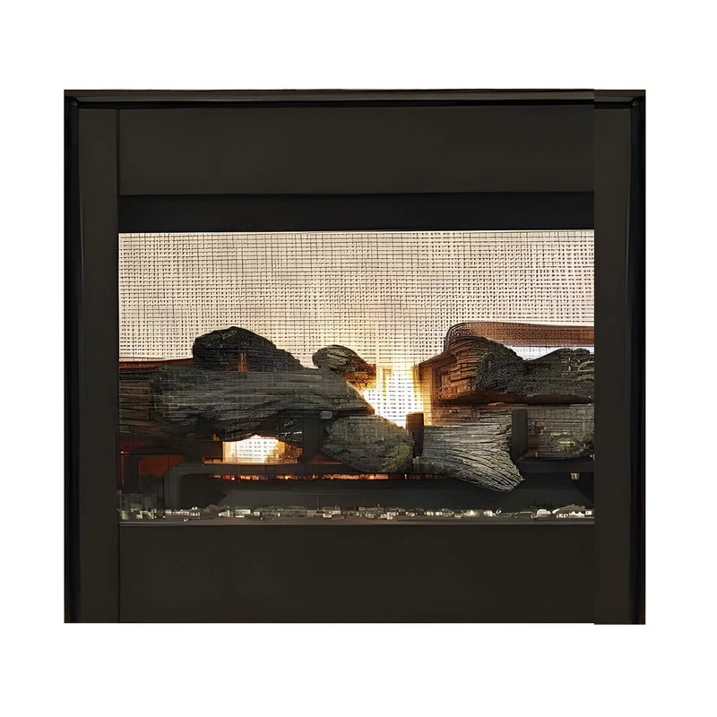 SUPERIOR FIREPLACES 35" Electronic Ignition Natural Gas Direct Vent See-Through Fireplace [DR35STDEN] (SAK20581)