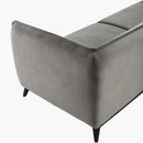 SURYA BRUCE Medium Gray Polyester Dacron Living Room Sofa, 87" (SAK65821)