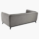 SURYA BRUCE Medium Gray Polyester Dacron Living Room Sofa, 87" (SAK65821)