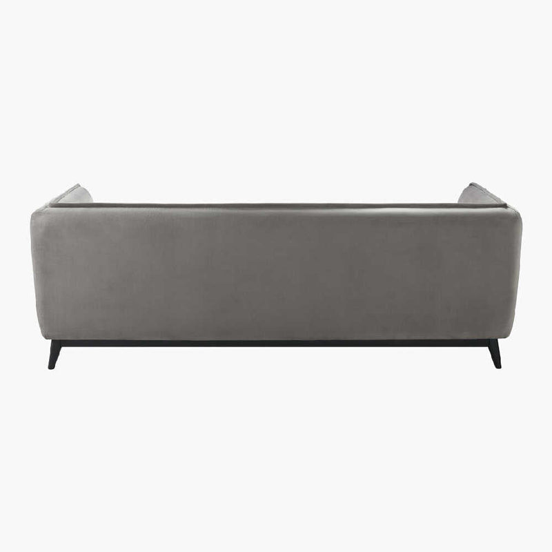 SURYA BRUCE Medium Gray Polyester Dacron Living Room Sofa, 87" (SAK65821)