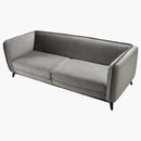 SURYA BRUCE Medium Gray Polyester Dacron Living Room Sofa, 87" (SAK65821)