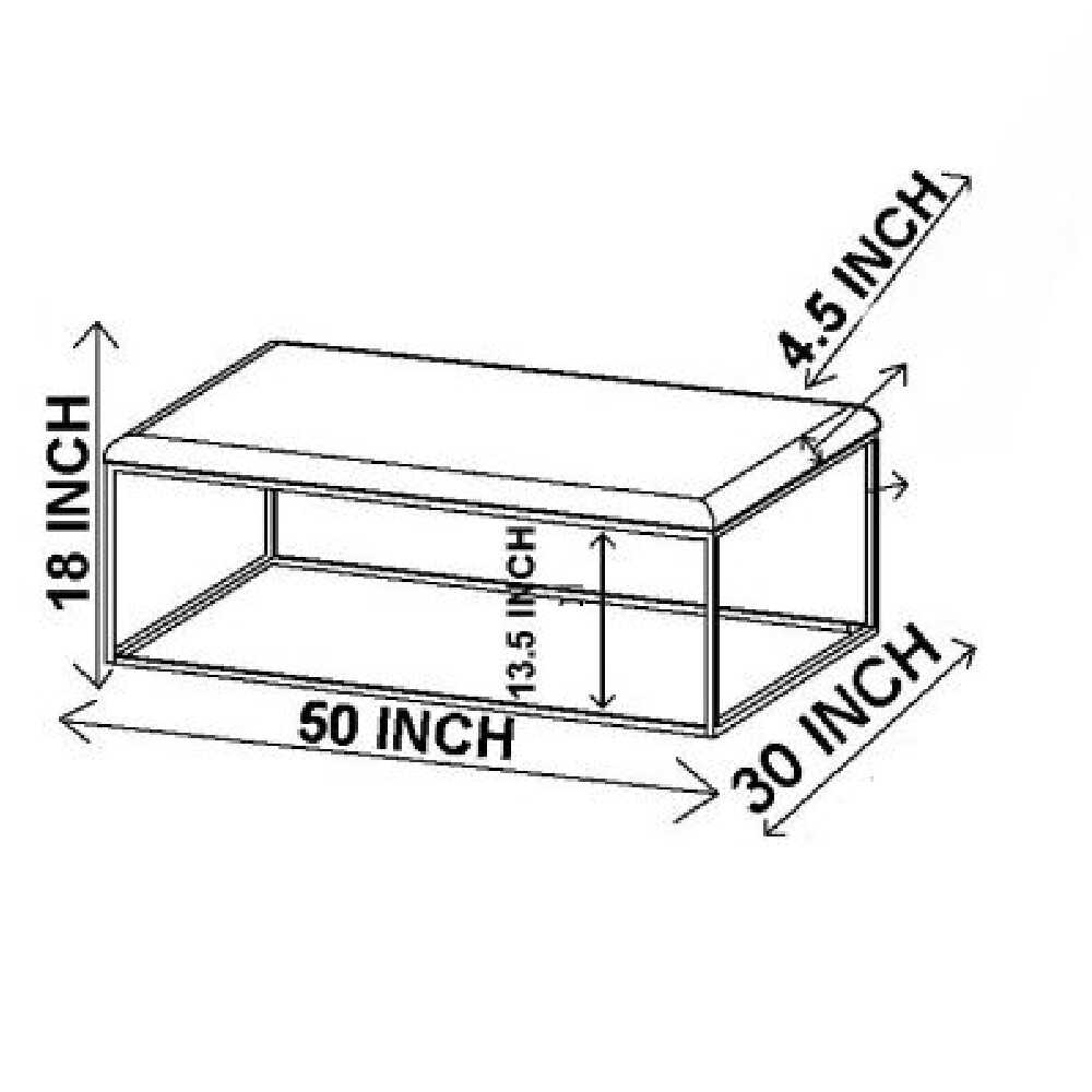 Surya Ergani Beige Multicolor Indoor Bench, 50" (SAK28450)