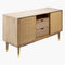 SURYA DALMA Contemporary Wood Sideboard With Slidng Doors, 58" (SAK49173)