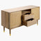 SURYA DALMA Contemporary Wood Sideboard With Slidng Doors, 58" (SAK49173)