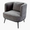 SURYA CARMINE Premium Gray Polyester Accent Chair, 30" (SAK59342)