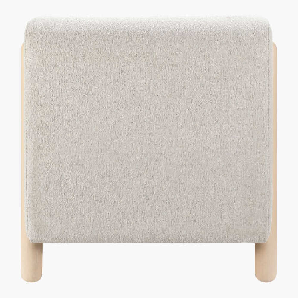 Surya Kenwood Wood Finish Accent Polyester Chair, 30" (SAK26543)