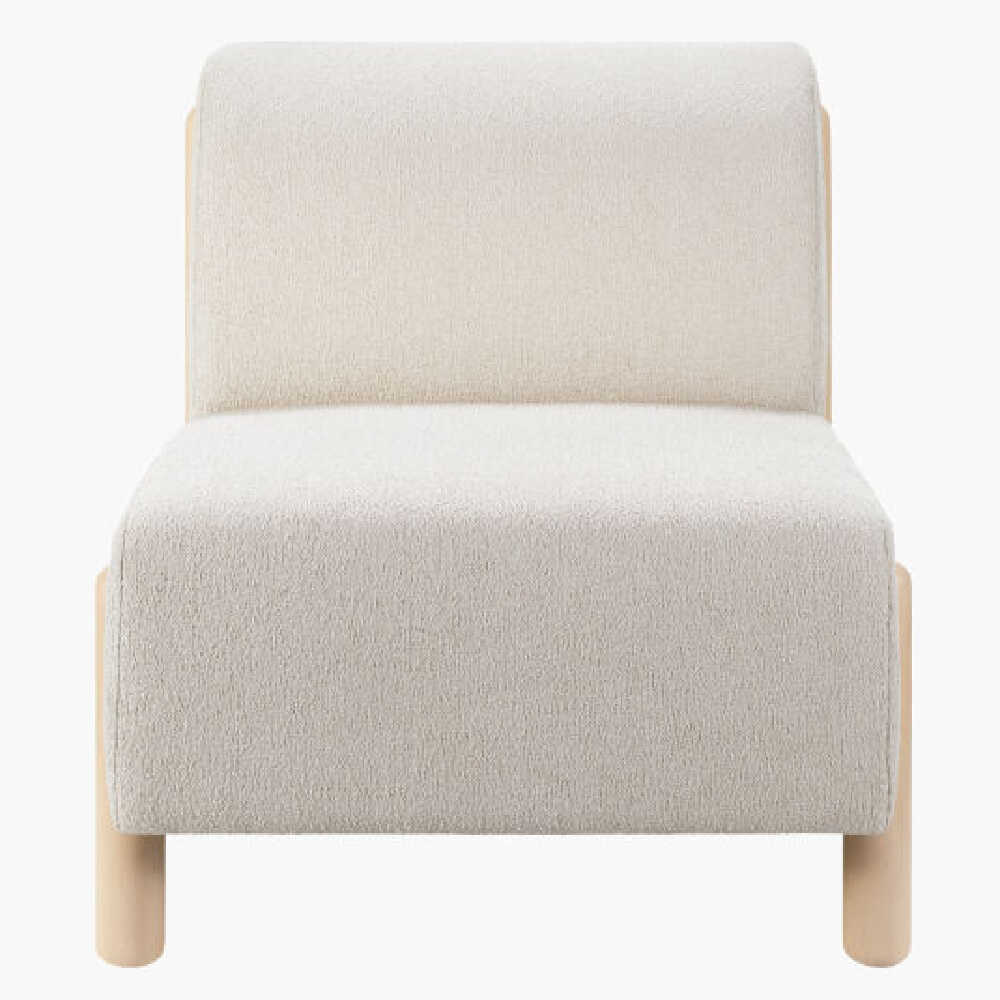 Surya Kenwood Wood Finish Accent Polyester Chair, 30" (SAK26543)