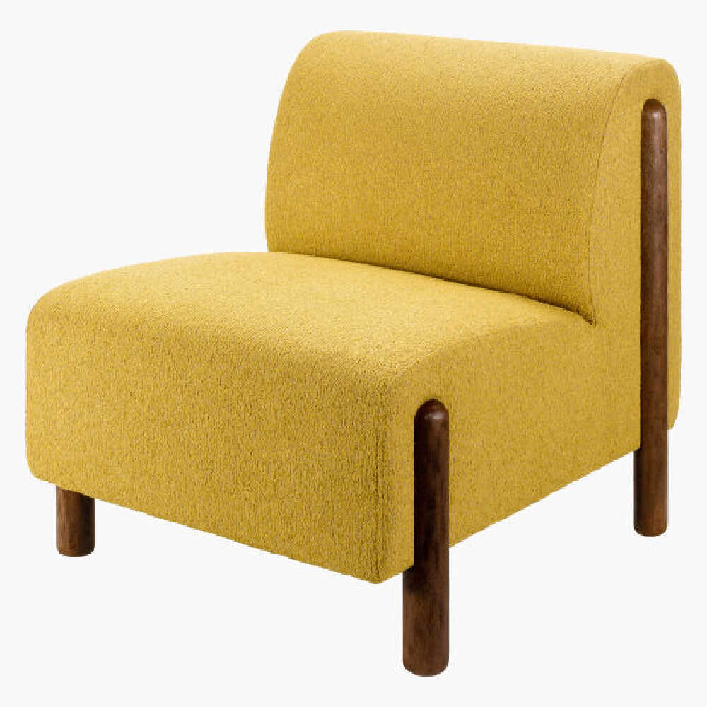 Surya Kenwood Wood Finish Accent Polyester Chair, 30" (SAK26543)