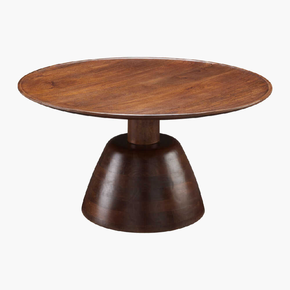 Surya Maeve Modern Wooden Round Coffee Table (SAK27495)