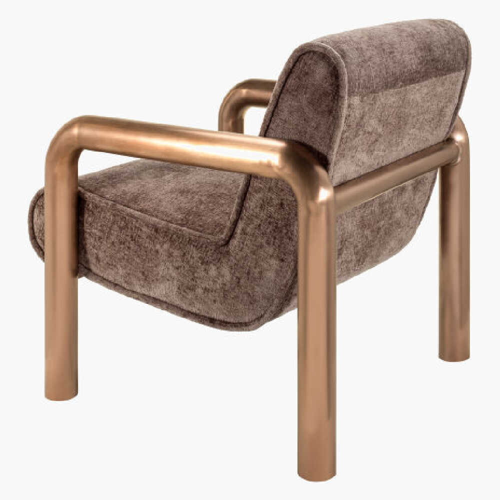 Surya Magnus Medium Brown Accent Chair (SAK54189)
