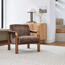 SURYA MAGNUS Medium Brown Accent Chair (SAK54189)