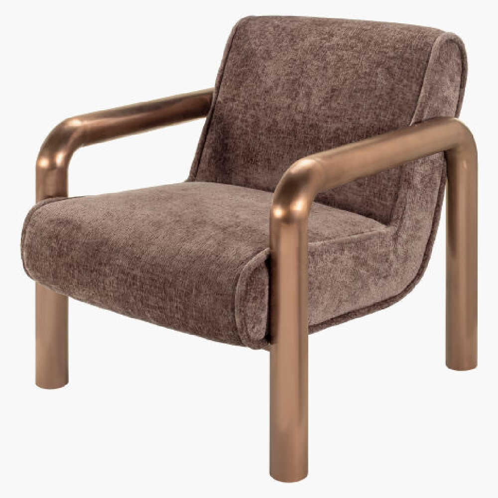 Surya Magnus Medium Brown Accent Chair (SAK54189)