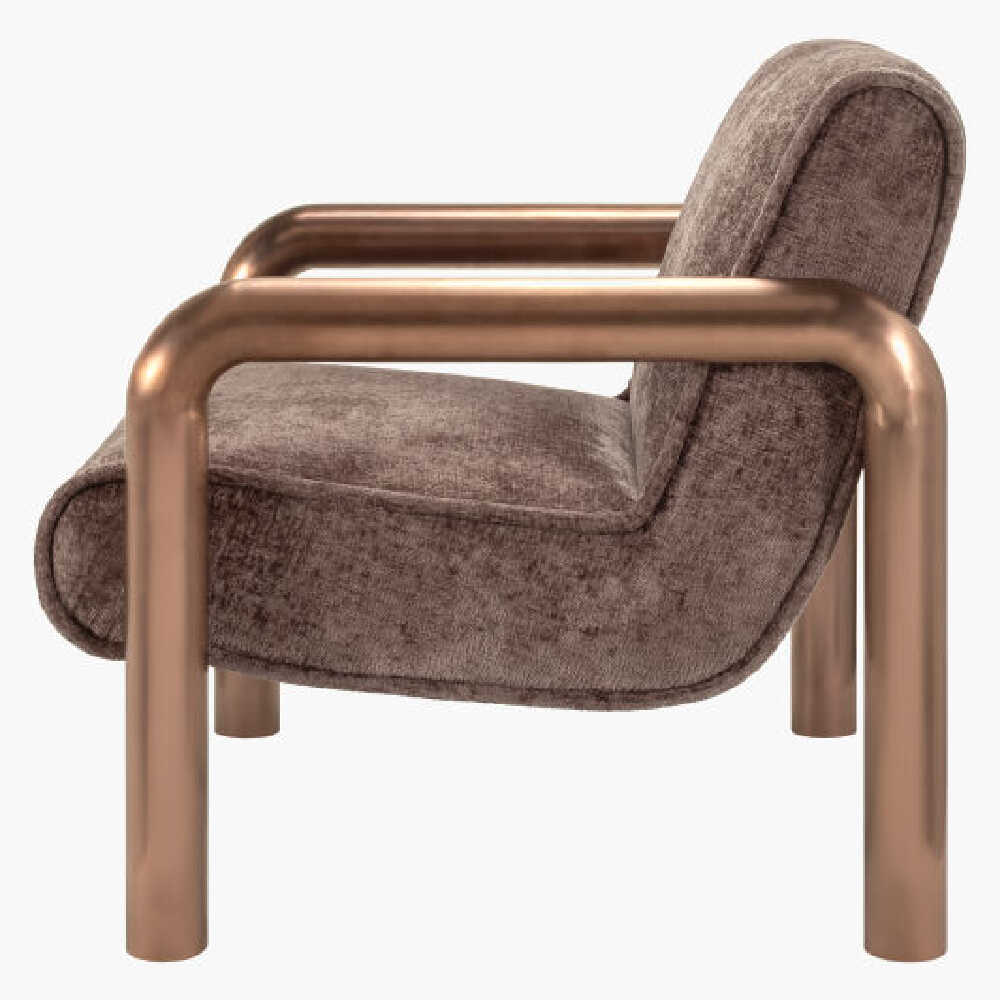 Surya Magnus Medium Brown Accent Chair (SAK54189)