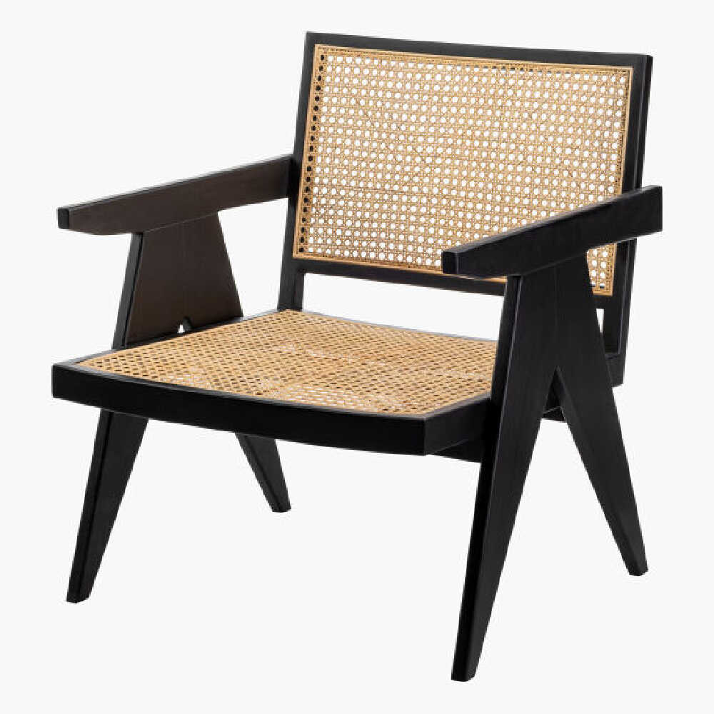 Surya Carmine Premium Rattan Hague Accent Chair, 30" (SAK31825)