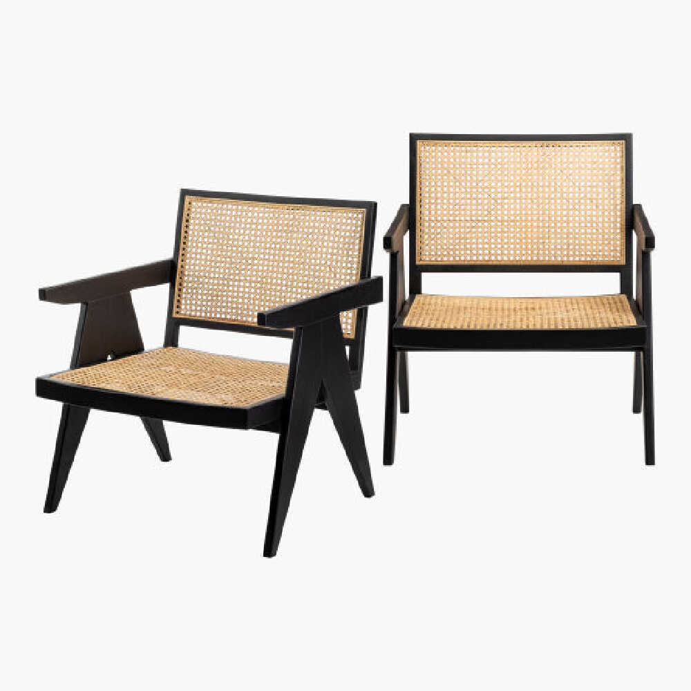 Surya Carmine Premium Rattan Hague Accent Chair, 30" (SAK31825)