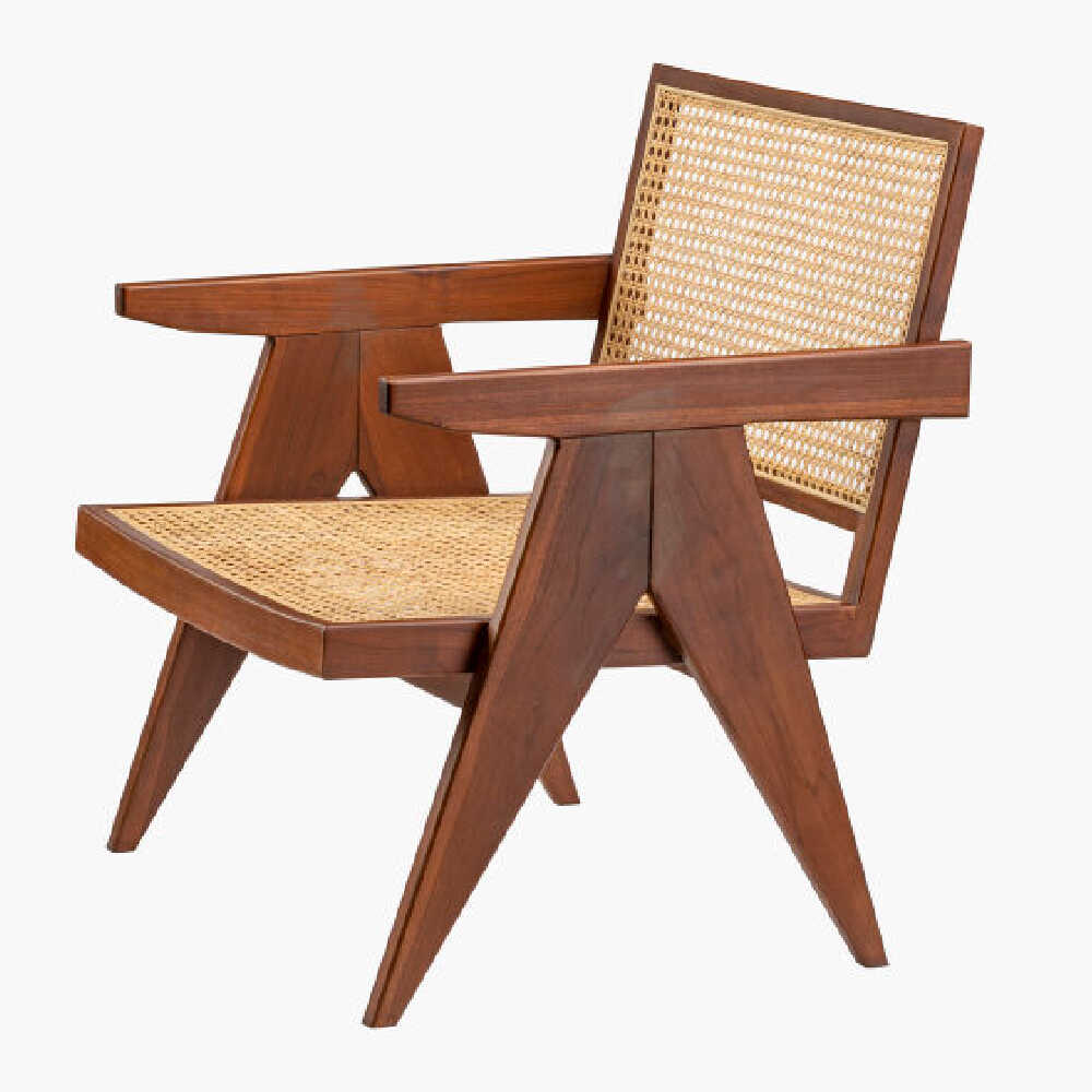 Surya Carmine Premium Rattan Hague Accent Chair, 30" (SAK31825)
