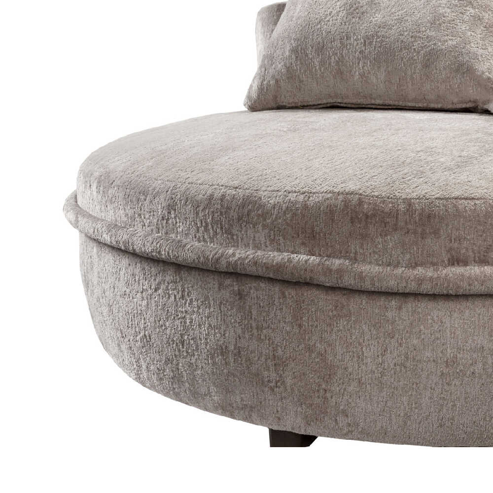 Surya Valence Large Polyester Living Room Lounger, 52" (SAK37485)