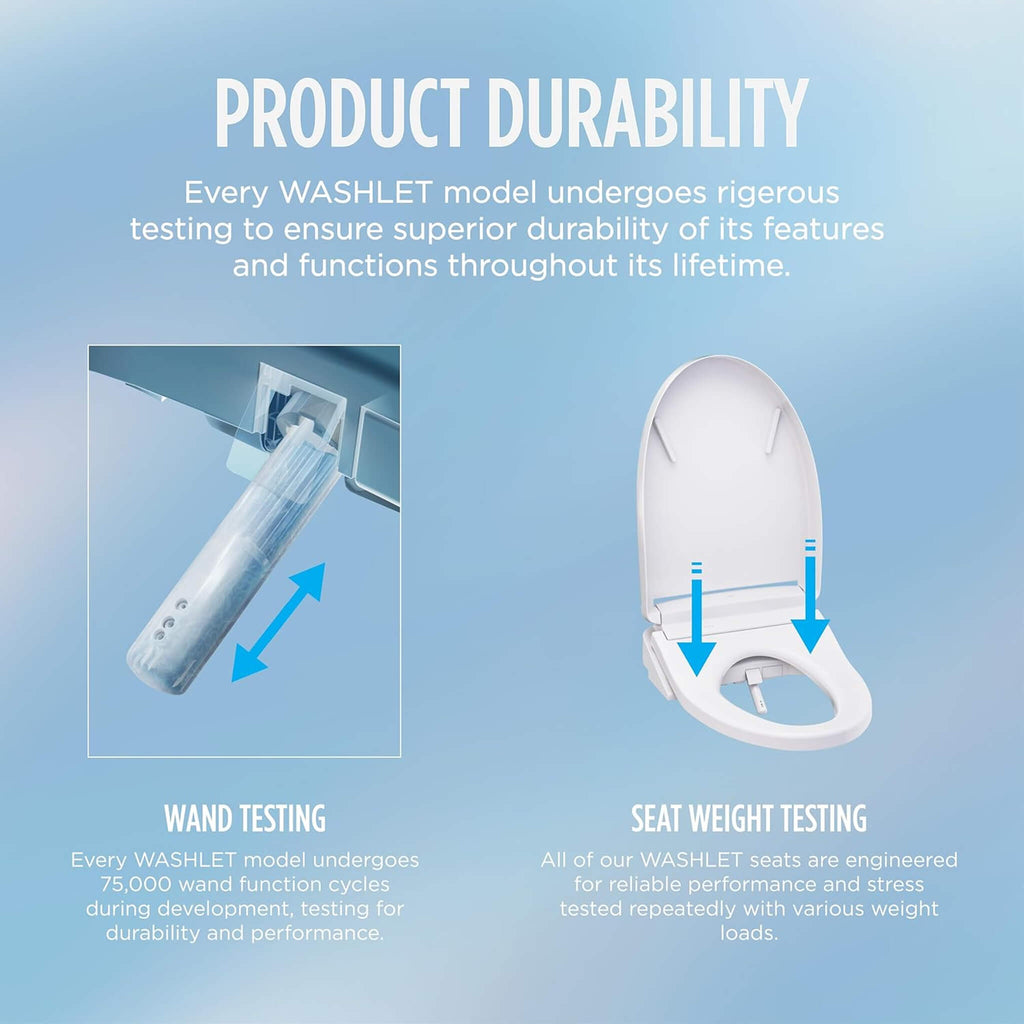 [SW3346#01] TOTO WASHLET® S2 Electronic Bidet Toilet Seat With Side Arm Control (SAK63801) - Saksby Wholesale - Durability