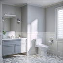 [SW4724] TOTO S7 Washlet Elongated Bidet Toilet Seat With EWater & Manual Classic/Contemporary Lid (SAK01836) - Saksby Wholesale - Lifestyle Image