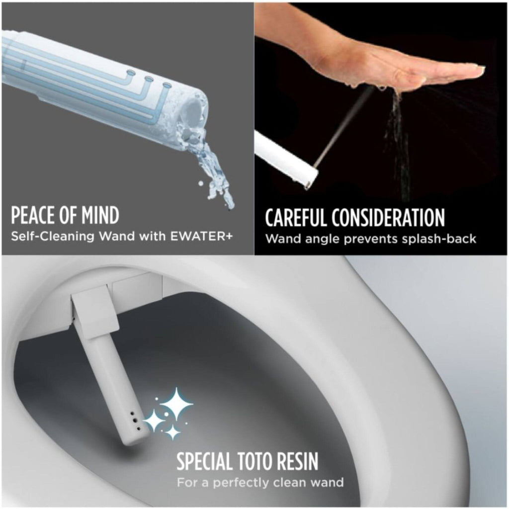 [SW4724] TOTO S7 Washlet Elongated Bidet Toilet Seat With EWater & Manual Classic/Contemporary Lid (SAK01836) - Saksby Wholesale - Wand Features