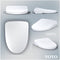 [SW4726] TOTO S7 Washlet Elongated Bidet Toilet Seat With EWater & Manual Classic/Contemporary Lid (SAK54821)