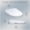 [SW4726] TOTO S7 Washlet Elongated Bidet Toilet Seat With EWater & Manual Classic/Contemporary Lid (SAK54821)