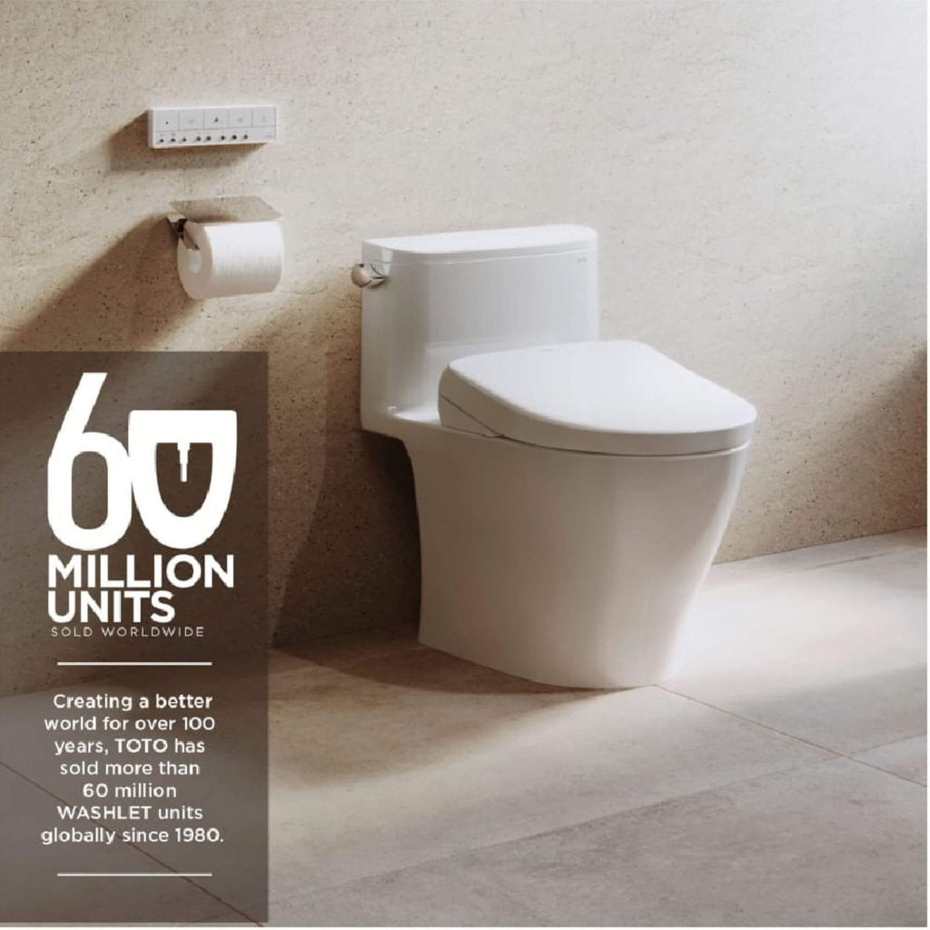 [SW4734AT40#01] TOTO S7A Washlet Elongated Bidet Toilet Seat With EWater And Classic Contemporary Lid (SAK29827) - Saksby Wholesale - Sold Worldwide