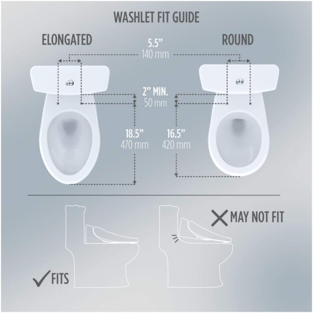 [SW4734AT40#01] TOTO S7A Washlet Elongated Bidet Toilet Seat With EWater And Classic Contemporary Lid (SAK29827) - Saksby Wholesale - Washlet Fit Guide