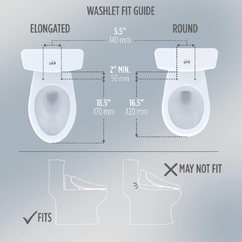 [SW4736AT40#01] TOTO S7A Washlet Elongated Bidet Toilet Seat With EWater And Auto Open/Close Contemporary Lid (SAK54823) - Saksby Wholesale - Washlet Fit Guide