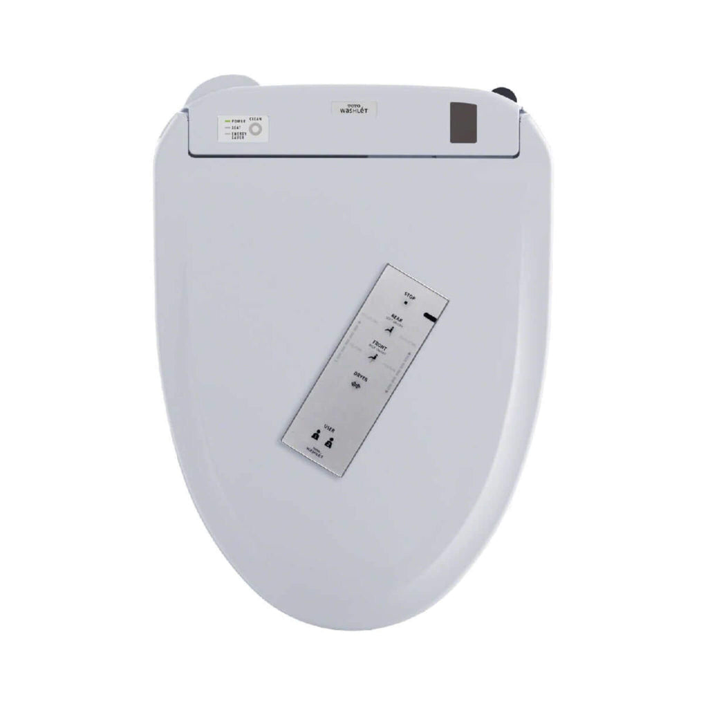 [SW574T20#010B] TOTO S300E Elongated Soft Close Bidet Seat With Remote (SAK38576) - Saksby Wholesale - Top View