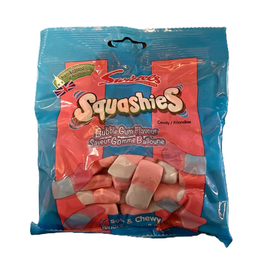 Swizzles Squashies Original Bubblegum – Soft & Sweet Chewy Candies 120G Bag (UK)