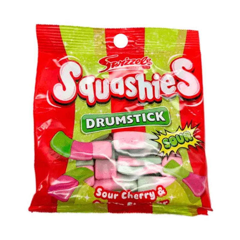 Swizzles Squashies Sour Cherry & Apple – Soft & Tangy Chewy Candies 120g Bag (UK)