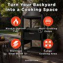 Tagwood BBQ Argentine Santa Maria Wood Fire & Charcoal Gaucho Grill [BBQ02SIB] (SAK86741) - Saksby Wholesale - Features