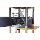 Tagwood BBQ Argentine Santa Maria Wood Fire & Charcoal Gaucho Grill [BBQ02SIB] (SAK86741) - Saksby Wholesale - Side Front View