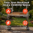 Tagwood BBQ Argentine Santa Maria Wood Fire And Charcoal Gaucho Grill [BBQ03SS] (SAK91754) - Saksby Wholesale - Features