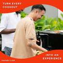 Tagwood BBQ Argentine Santa Maria Wood Fire And Charcoal Gaucho Grill [BBQ03SS] (SAK91754) - Saksby Wholesale - Lifestyle Image