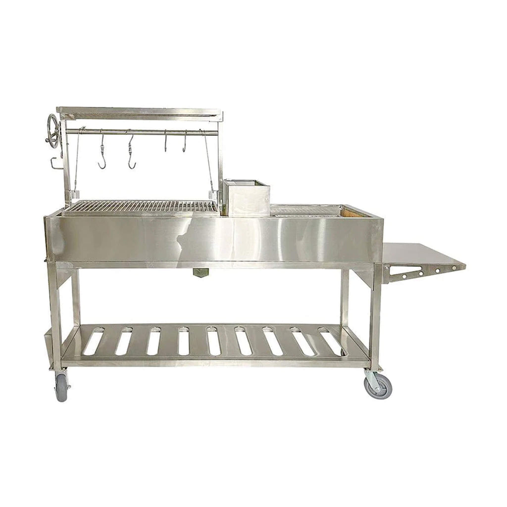 Tagwood BBQ Argentine Santa Maria Wood-Fire Charcoal Gaucho Grill BBQ06SS - SAK62378 - Back View