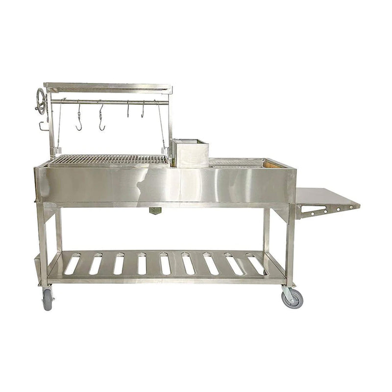 Tagwood BBQ Argentine Santa Maria Wood-Fire Charcoal Gaucho Grill BBQ06SS - SAK62378 - Back View