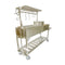 Tagwood BBQ Argentine Santa Maria Wood-Fire Charcoal Gaucho Grill BBQ06SS - SAK62378 - Right Side View Back Angled