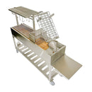 Tagwood BBQ Argentine Santa Maria Wood-Fire Charcoal Gaucho Grill BBQ06SS - SAK62378 - Top Right Side View