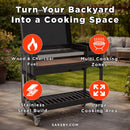 Tagwood BBQ Argentine Wood Fire & Charcoal Gaucho Grill [BBQ18SI] (SAK95124) - Saksby Wholesale - Features