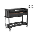 Tagwood BBQ Argentine Wood Fire & Charcoal Gaucho Grill [BBQ18SI] (SAK95124) - Saksby Wholesale -
 Close Cover Front Side View