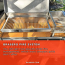 Tagwood BBQ Argentine Wood Fire & Charcoal Gaucho Grill [BBQ18SS] (SAK19275) - Saksby Wholesale - Fire System Feature