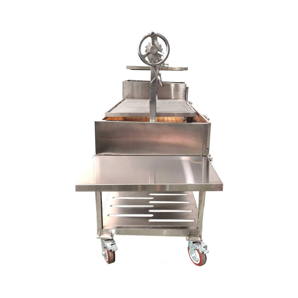 Tagwood BBQ Argentine Santa Maria Wood Fire & Charcoal Gaucho Grill [BBQ24SS] (SAK73629) - Saksby Wholesale - Side Table View
