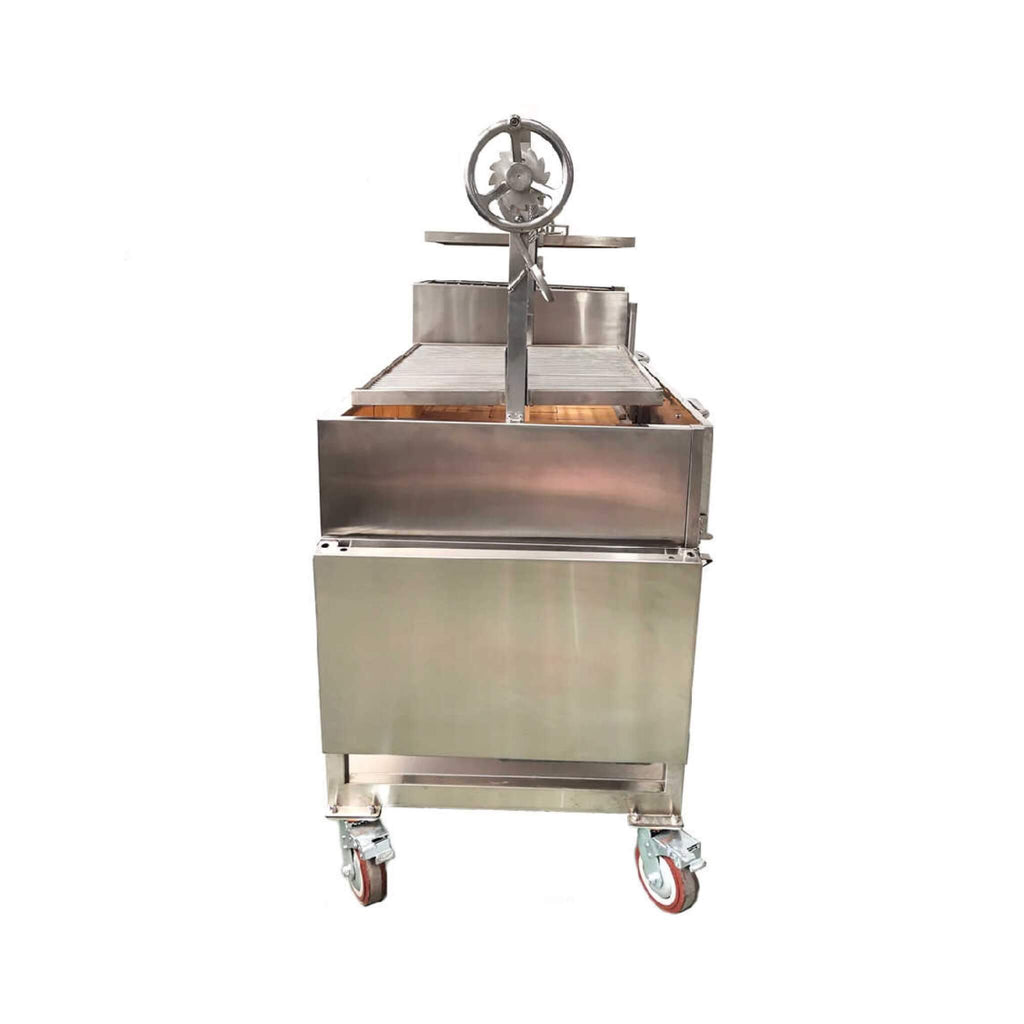 Tagwood BBQ Argentine Santa Maria Wood Fire & Charcoal Gaucho Grill [BBQ24SS] (SAK73629) - Saksby Wholesale - Side View