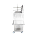 Tagwood BBQ Argentine Santa Maria Wood Fire & Charcoal Gaucho Grill With Top Lid [BBQ01SS] (SAK15289) - Saksby Wholesale - Right Side View