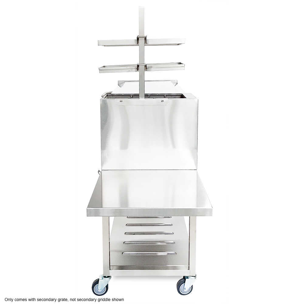 Tagwood BBQ Argentine Santa Maria Wood Fire & Charcoal Gaucho Grill With Top Lid [BBQ01SS] (SAK15289)