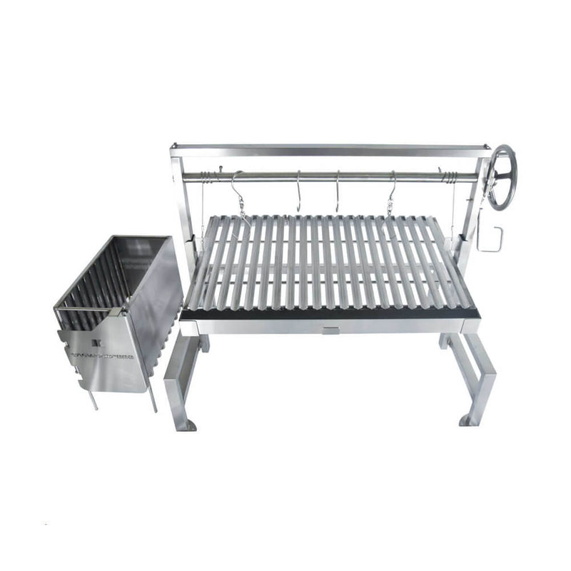 TAGWOOD BBQ09SS BBQ Insert Style Argentine Santa Maria Wood Fire & Charcoal Grill Without Firebricks (SAK94015)-SAKSBY